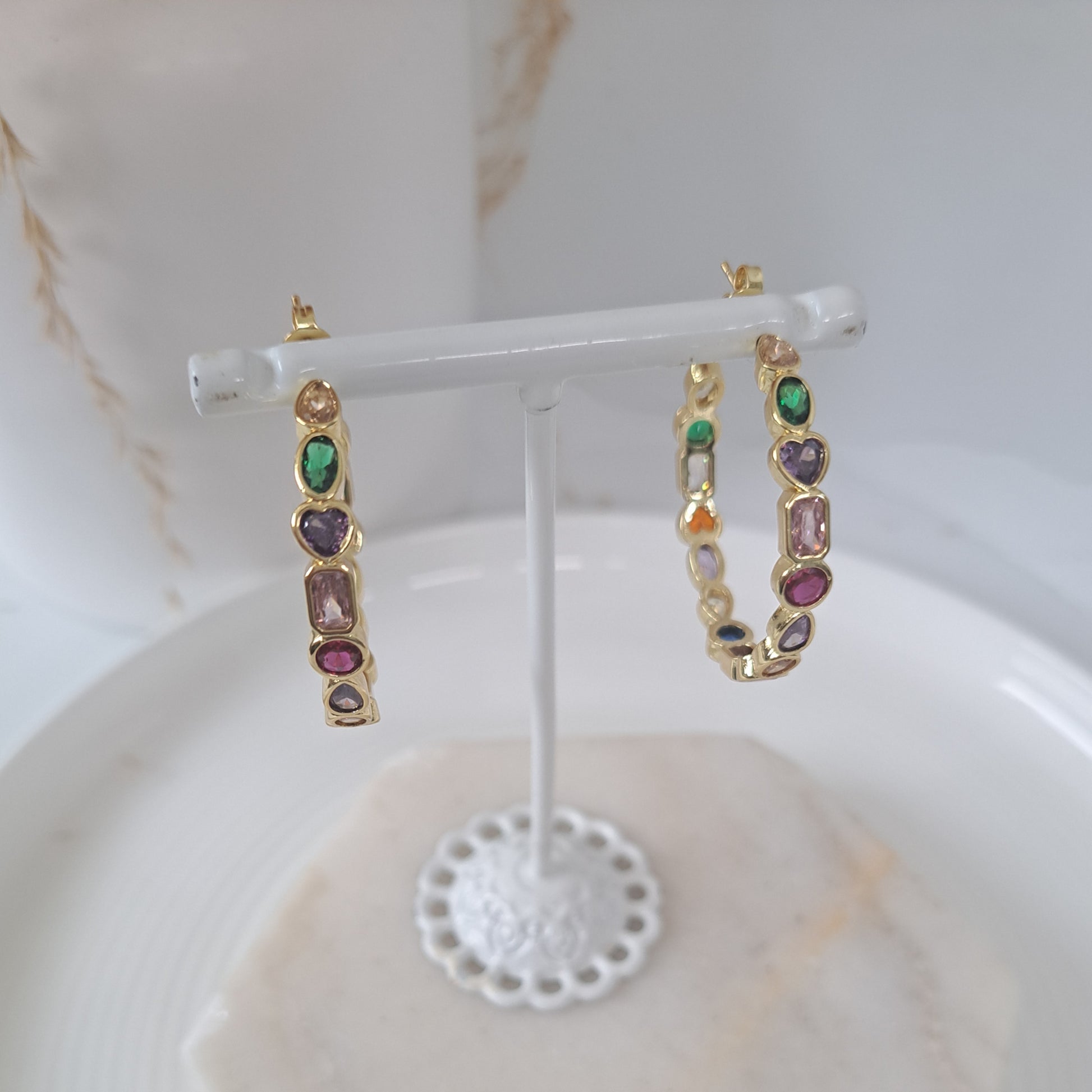 Aurora Half Hoops