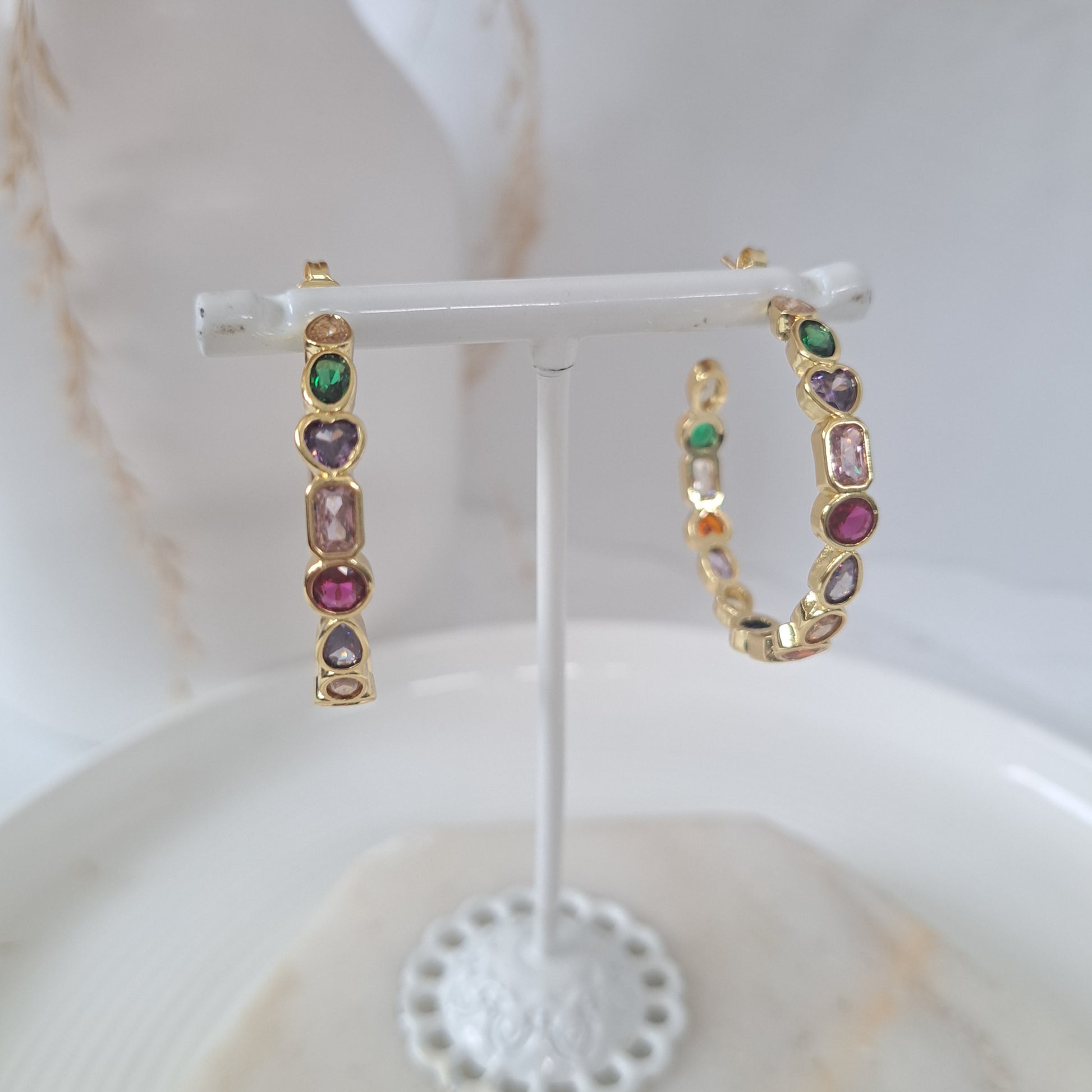 Aurora Half Hoops