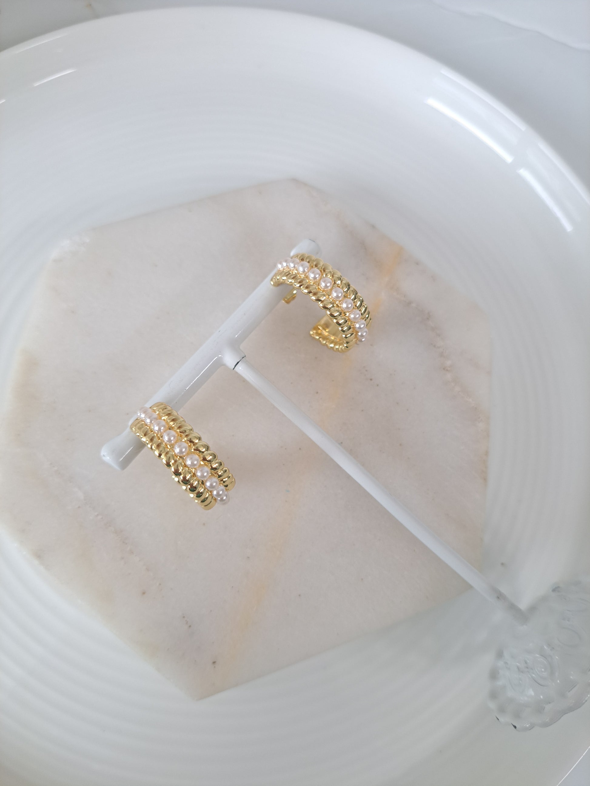 Zahira Half Hoops