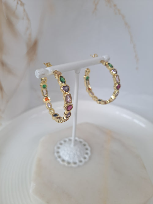 Aurora Half Hoops